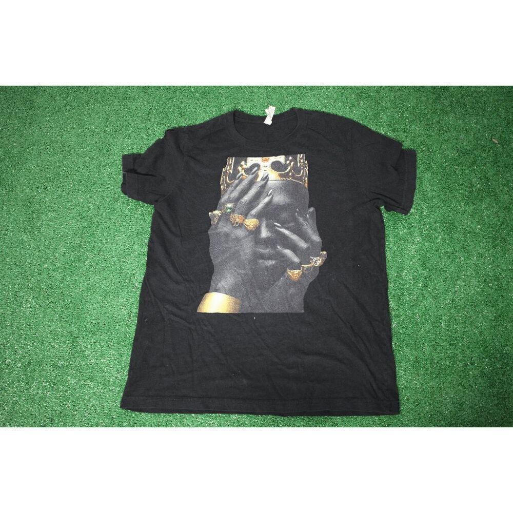 Nas Graphic Print T-Shirt | Size L | Black Hip-Hop Legend Tee